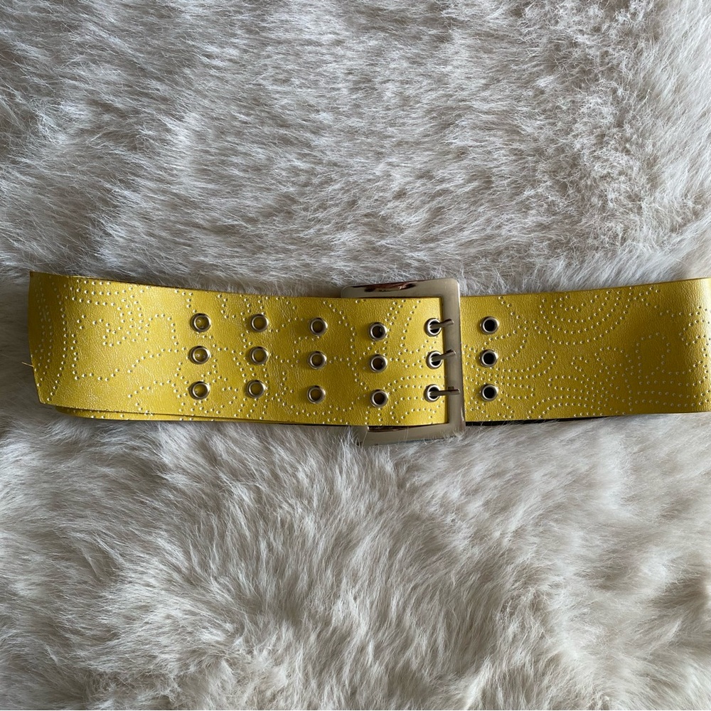Yellow Women's Belt